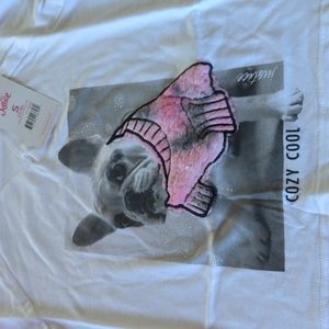 COPY - Justice girls French bulldog top medium